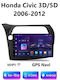 Car Audio System for Honda Civic 2006-2012 with Clima (Bluetooth/USB/WiFi/GPS/Apple CarPlay/Android Auto) with 9" Touch Screen