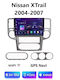 Car Audio System for Nissan X-Trail 2004-2007 Bluetooth USB WiFi GPS Apple CarPlay Android Auto with 10" Touch Screen