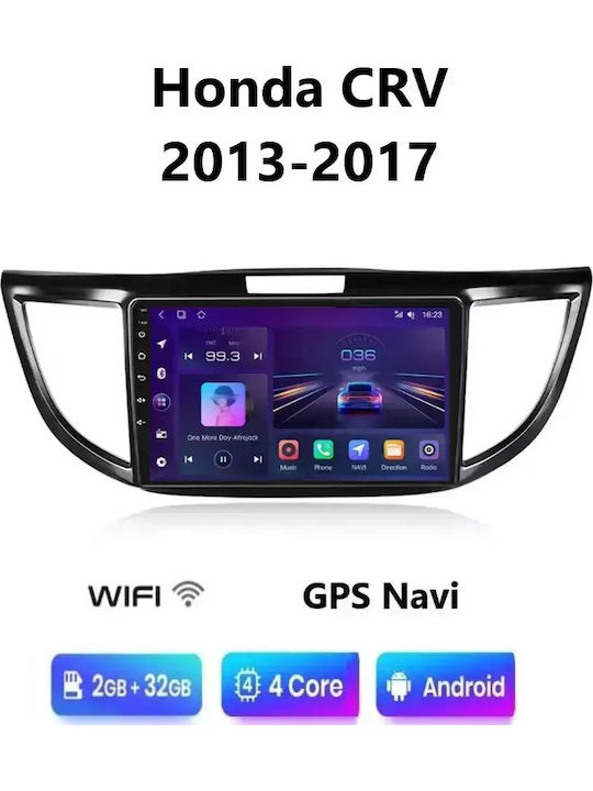Sistem Audio Auto pentru Honda CR-V 2013-2017 (Bluetooth/USB/WiFi/GPS/Apple CarPlay/Android Auto) cu Ecran Tactil 9"