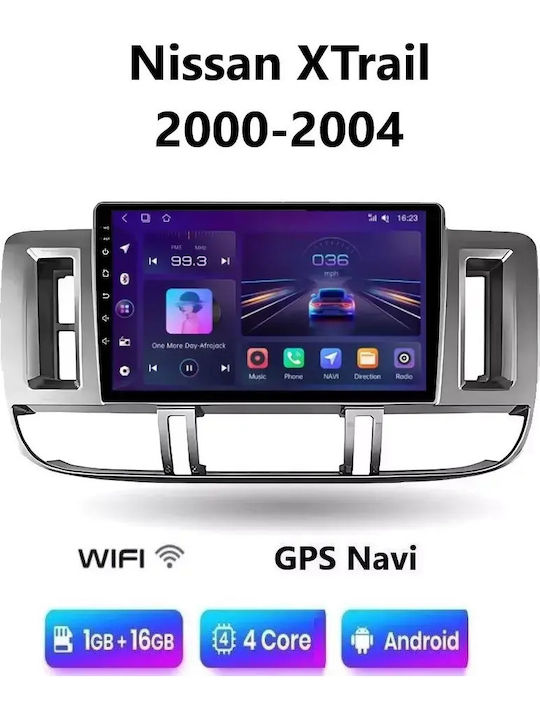 Car Audio System for Nissan X-Trail 2000-2004 Bluetooth USB WiFi GPS Apple CarPlay Android Auto with 9" Touch Screen