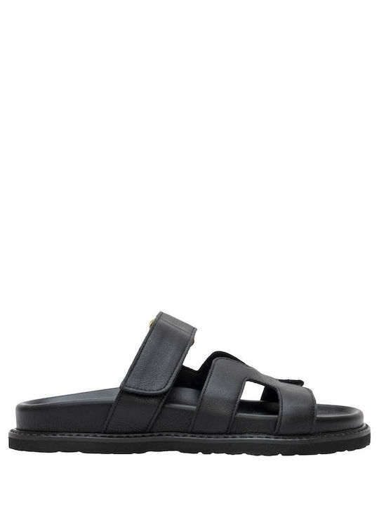Komis & Komis Sandale Casual Damă Din Piele Negre