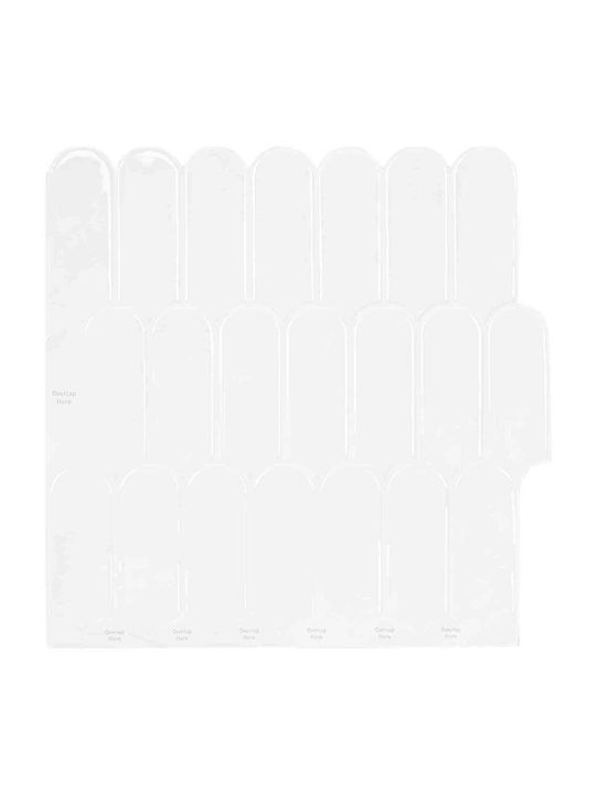 Vidaxl Πλακάκι Φτερού 50 Pcs Λευκό 30 X 30 Cm Π...