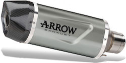 Arrow Exhaust Titanium Indy Race Evo Carbon End Cap Cf Moto 800 Mt-x '25 71992pk.titanium