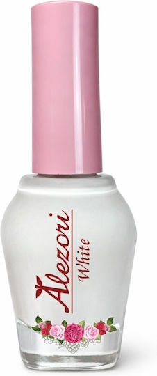 Alezori Glossy Lang anhaltendes Nagellack Schnelltrocknend Weiß