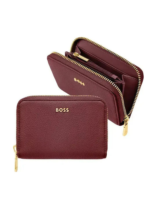 Leather Women's Wallet Burgundy