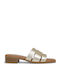 Leather Women's Anatomic Gold Sandals