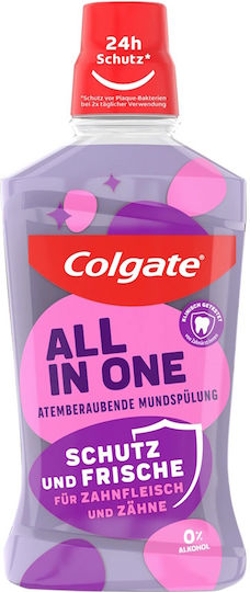 Colgate All In One Στοματικό Διάλυμα για την Ουλίτιδα & κατά της Πλάκας 500ml