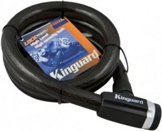 Kinguard Anti-theft Motorcycle Chain Lock Black Colour