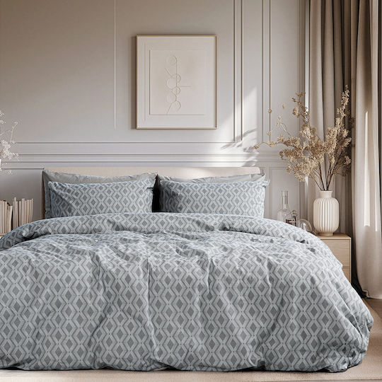 Beauty Home 12564 Set of Pillowcases with Envelope Cover Anthracite 51x73cm 12564MX