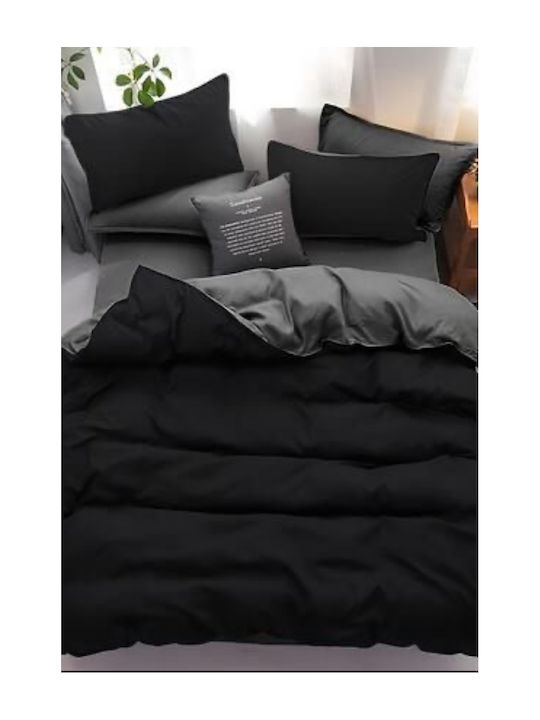 SteweHome Сет С Едноспално Завивка 160x220см Черен