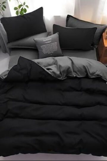 SteweHome Σετ Μονό 160x220εκ. Μαύρο