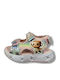 Kids' Sandals Bio with Hoop & Loop Closure & Lights Pink