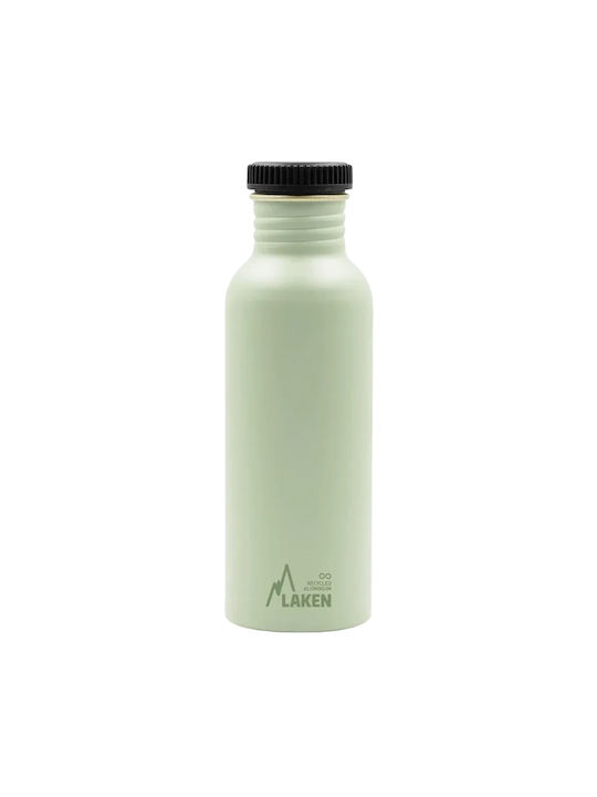 Laken Basic Plain Wasserflasche Aluminium 750ml Grüne
