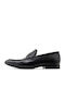 Leather Men's Moccasins in Black Colour
