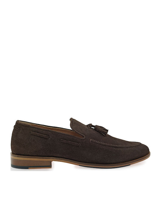 JK London Men's Moccasins Brown