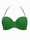 Strapless Bikinioberteil Mit Polsterung Grünes