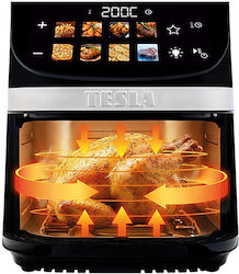 Tesla Electronics AirCook DualHeat QD73 XXL 9l mit Wi-Fi Schwarze