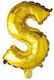 Letter S Foil Gold 45cm