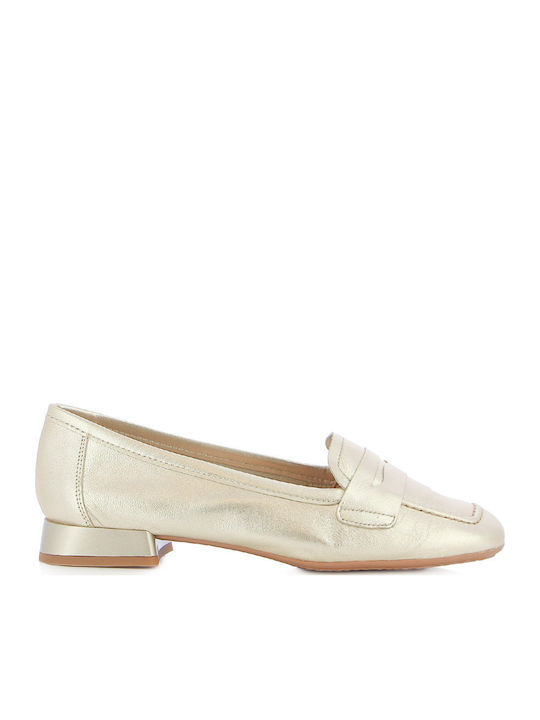 Desiree Shoes Leather Women's Moccasins In Gold...