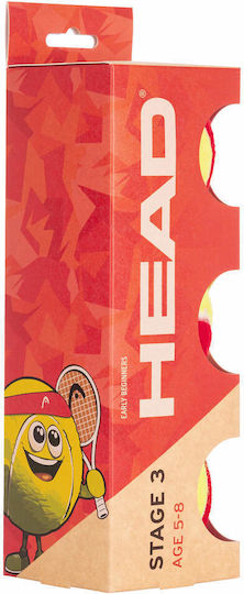 Head Stage 3 Red 3 Ball Tennis Balls Kod.3121924a