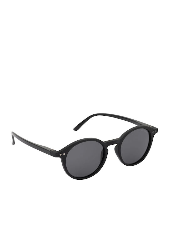 Glance Unisex Sonnenbrillen mit Schwarzem Rahmen und Schwarzem Polarisiertem Glas