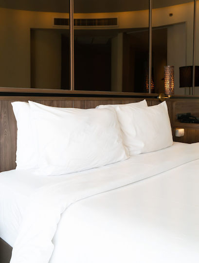 Madi Σεντόνι King Size με Λάστιχο 180x200+30εκ. Λευκό