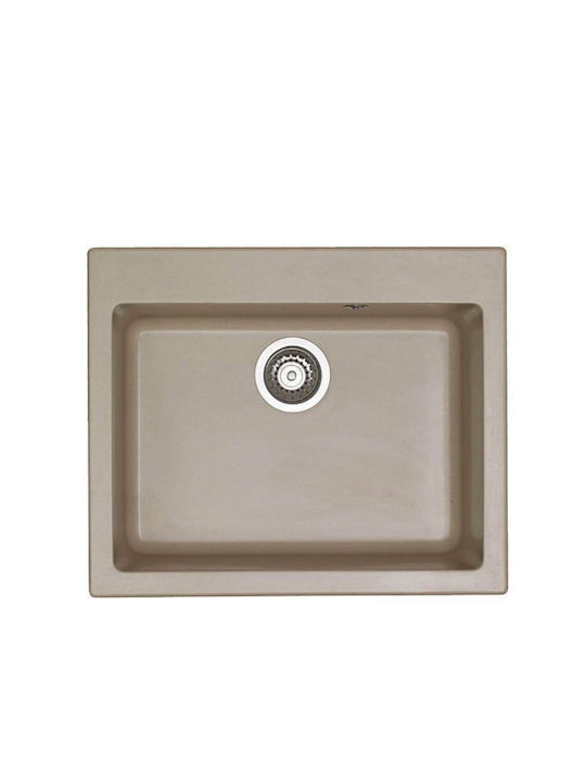 Sanitec 331 Classic Ένθετος Νεροχύτης Inox Μ60x...
