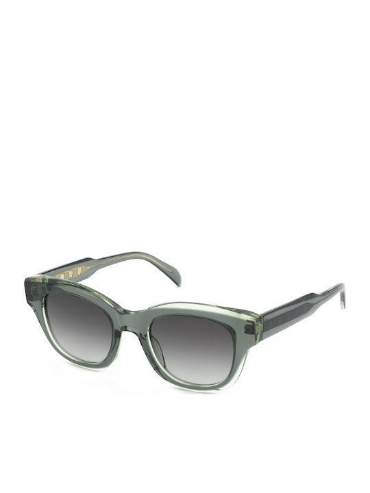 Tous Women Sunglasses With Green Horn-Rimmed Fr...