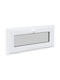 vidaXL Hinged PVC Window W90xH40cm