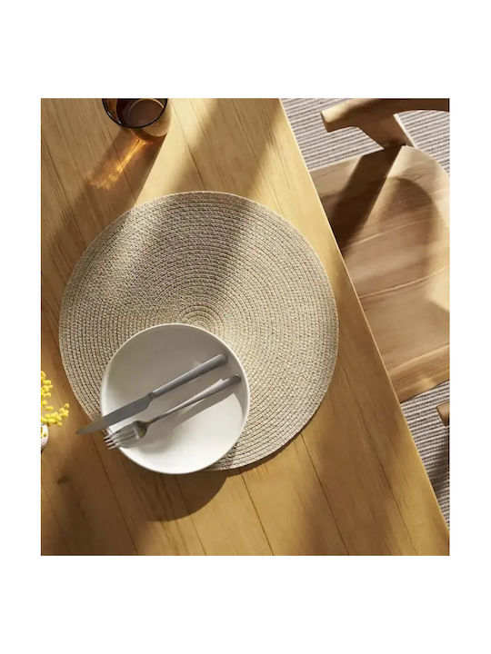 Gofis Home Σουπλά Στρογγυλό Πλαστικό Κίτρινο 38cm