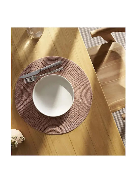 Gofis Home Σουπλά Στρογγυλό Πλαστικό Ροζ 38cm