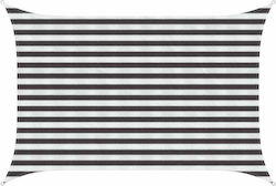 vidaXL Rechteckiges Sonnensegel Grau 2x2,5 m