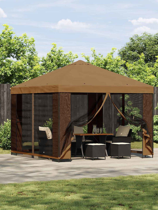vidaXL Garten Gazebo Beiges 3x3m