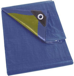 Perel Waterproof Tarpaulin 110gr/m² 4x4m Light Type Blue Perel Waterproof Tarpaulin 110gr/m² 4x4m Light Type Blue