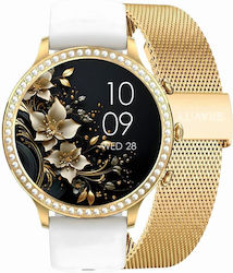 Smartwatch Gravity Gold Strap Bracelet Gt5-2