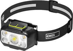 Emos P3546 Επαναφορτιζόμενος Φακός Κεφαλής LED Emos P3546 Επαναφορτιζόμενος Φακός Κεφαλής LED