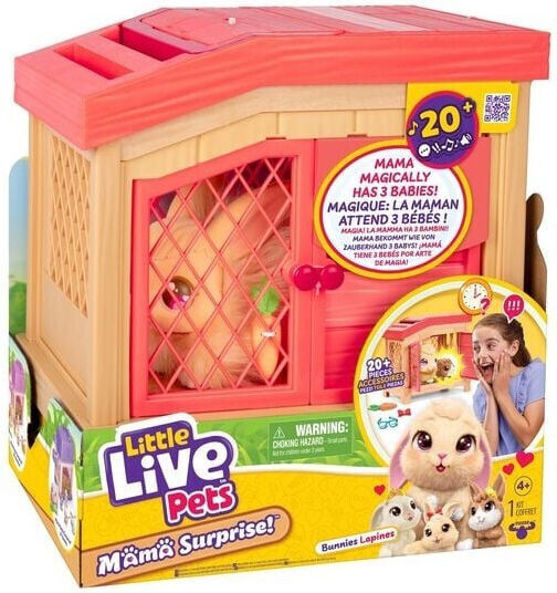 Moose Toys Jucărie De Plus Iepuraș Little Live Pets 26 Cm
