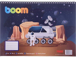 Boom Zeichenblöcke Nr.3 B4 40 Stück Space Mission
