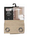 Chios Hellas Curtain With Grommets Armonia Brown 140x260cm