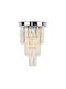 Inlight Wall Lamp with E14 Socket Silver 37cm