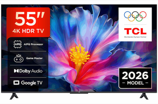 TCL Smart Τηλεόραση 55" 4K UHD LED P6L HDR (2026) 55P6L