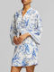 Long Sleeve Women's Shirt Blue