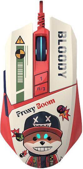 A4Tech Bloody W63 Max RGB Геймърска Мишка Proxy Boom