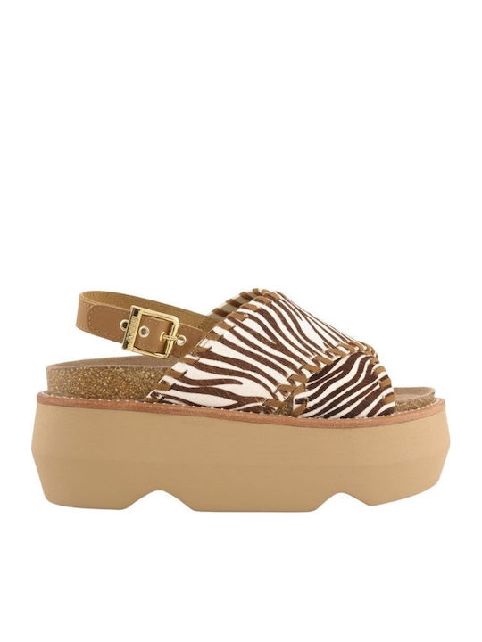 Colors Of California Summer Women's Brown Platforms