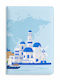 Roza Passport Holder Santorini Passport Holder – Protective Travel Case Passport & Documents Blue