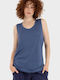 Women's Summer Sleeveless Blouse Indigo