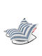Rocking Metal Rock 'n Roll Outdoor Chair Ocean Blue