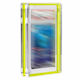 Magnetic Transparent Acrylic Case Psa Graded Card Neon Yellow Protective Reinforcement In Frame – Premium Display Stand