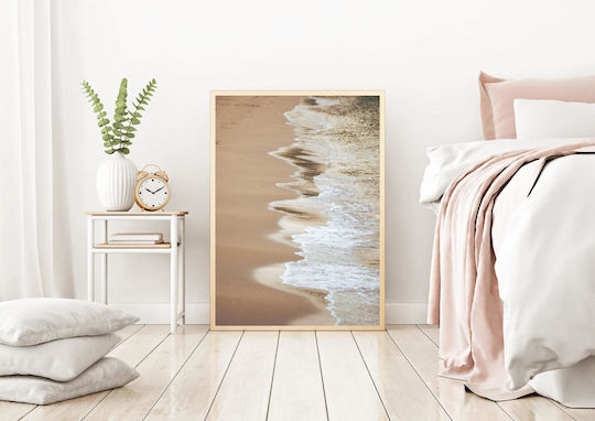 Panou Waves On Sandy Beach Călătoria Pe Plaja Cu Nisip 80x120