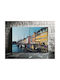 iLovePrints Gemälde Bunte Waterfront Gebäude 120x80